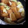 壱希Mama's cooksnap of when they made 麺つゆで簡単！厚揚げと小松菜の煮物.