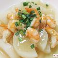 makojet's cooksnap of when they made 海老のあんかけ大根☆.