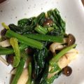Poroke's cooksnap of when they made ほうれん草としめじのお浸し.