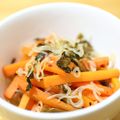 kzsugiura's cooksnap of when they made にんじんと高菜漬け炒め.