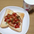 ﾋﾟﾛﾐ♡'s cooksnap of when they made チーズとろけるオープンホットドッグ.