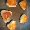 akely's cooksnap of when they made フライパンで☆焼きおにぎり.