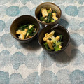yesmama's cooksnap of when they made 旨い(*^^*)わけぎと油揚げのぬた♪.