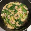 トラビスくんママ♡'s cooksnap of when they made お母ちゃんの味☆小松菜と豚バラの炊いたん.
