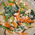 ヨシヨッシー's cooksnap of when they made ウチのアレ♡ほうれん草の白和え.