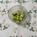 yesmama's cooksnap of when they made アボガドと鶏皮あえ.
