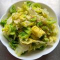 みるく大福's cooksnap of when they made 春キャベツとゆで卵の塩だれサラダ.