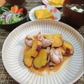 イベ長's cooksnap of when they made バター香る♪　薩摩芋と鶏の味噌炒め.