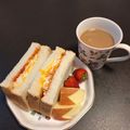 ほか弁ママ's cooksnap of when they made 目玉焼きサンド.