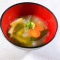 みぽぽ37's cooksnap of when they made 大根とにんじんのみそ汁.