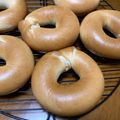 ぽんぽあーる's cooksnap of when they made つくしぐみ印のプレーンベーグル。.