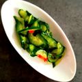 ひさかた's cooksnap of when they made 薄切りきゅうりの中華風甘酢和え.