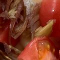 MULA's cooksnap of when they made みょうがのピンクが鮮やか！トマトサラダ.