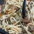 fiatcinq's cooksnap of when they made コストコのプルコギビーフで焼うどん.