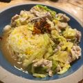☆iwack☆'s cooksnap of when they made キャベツと豚肉の♥あんかけ肉チャーハン♫.