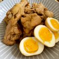 t0mt0mt0m's cooksnap of when they made 煮込むだけ♪手羽元とゆで卵の簡単甘辛煮♡.