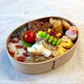 かっちゃん杉's cooksnap of when they made 懐かしいお弁当♡ご飯に梅干しを散りばめて.
