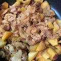 慢性的ずぼら嫁's cooksnap of when they made 材料2つ☆豚こまと薩摩芋の簡単甘辛炒め。.