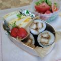 クックI7I5L1☆'s cooksnap of when they made 娘の好きなおにぎり覚書ꕤソースカツ.
