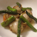 サバイバーA's cooksnap of when they made 簡単☆　帆立とアスパラの生姜あん　.