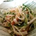 ☆魅琴☆'s cooksnap of when they made 簡単に一品♪ちくわと貝割れ大根のサラダ.