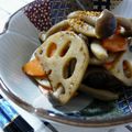 ピンクのたまご's cooksnap of when they made レンコンときのこのキンピラ風.