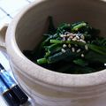ピンクのたまご's cooksnap of when they made ほうれん草ゴマ風味おひたし.