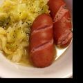 Naturactiv's cooksnap of when they made ソーセージとキャベツの白ワイン煮.
