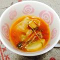 joy09's cooksnap of when they made ふんわりオリーブ♪トマトと大根のスープ.