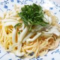 のんのんSTELLA's cooksnap of when they made ♡Ｗマヨ和え　シメジ＆明太子パスタ♡　.