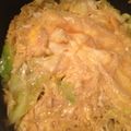 そらいろのねこ's cooksnap of when they made キャベツの甘辛卵とじ.+゜.