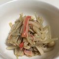 とよまいmimaro's cooksnap of when they made ★エノキ＆かにかま★ほんのり山葵風味.