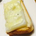 be_minami's cooksnap of when they made おもちとチーズで☺もっち～ずトースト☺.