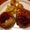 みなっくま３'s cooksnap of when they made お弁当に★梅ソースのフワフワゆかりバーグ.