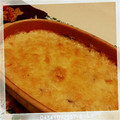 おめめとこっちゃん's cooksnap of when they made 牡蠣とちぢみほうれん草のグラタン.