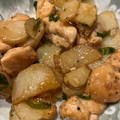 ギョウザ好き's cooksnap of when they made 鶏ささみとじゃがいものガリバタ醤油炒め.