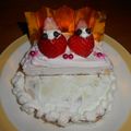 ぴいちゃんまま。's cooksnap of when they made ☆ひな祭りケーキ☆.