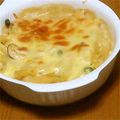 ごはんつぶ。's cooksnap of when they made ホワイトソースから作る簡単グラタン.