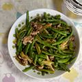 クックQT23CK☆'s cooksnap of when they made 夏だ！！インゲンと豚肉のオイポン炒め♪.