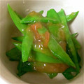 sharagamo's cooksnap of when they made きぬさやの梅肉あえ☆彡.