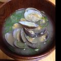 ゆぅこ0802's cooksnap of when they made 貝汁（アサリの味噌汁）【砂抜き方付き】.