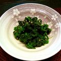 hapiyumi's cooksnap of when they made レンチンほうれん草のごま和え.