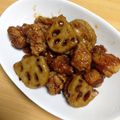 ごんたにゃん's cooksnap of when they made 鶏とレンコンの南蛮炒め☆.