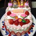 ひろチャン☆612's cooksnap of when they made ひなまつりに♪ひな壇ケーキ（2段＆3段）.