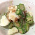 Aちゃんシン's cooksnap of when they made Ｗネバネバ♪オクラと長いもの梅おかか和え.
