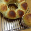 ののん♬'s cooksnap of when they made ♡HB♡さつまいもクリームdeパン.