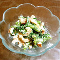 m_g66's cooksnap of when they made 春菊のわさびマヨ和え.