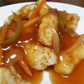 ゆすらいおん's cooksnap of when they made 鶏むね肉の唐揚げ★甘酢あんかけ.