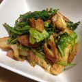 ゆかりんこ♡'s cooksnap of when they made 栄養満点♪あげとかぶの葉炒めたん★.