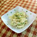 セカイノハジマリ's cooksnap of when they made ｷｬﾍﾞﾂとハムのスパゲティサラダ.